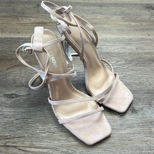 Strappy FashionNova heels